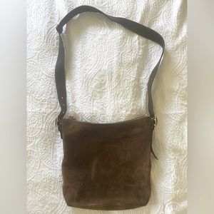 Vintage Coach suede purse